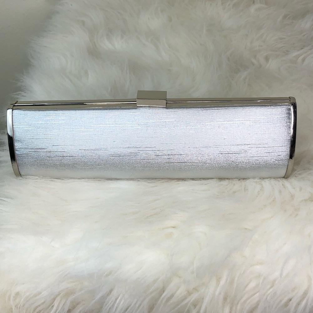 Cute Silver Evening Clutch